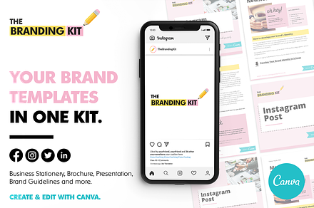 The Branding Kit, a Poster Template by The Branding Club