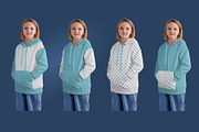 3 Mockups of a Children's Hoodie, a Hoody Mockup by Grow Design Craft Studio (Thumbnail 5 of 7)
