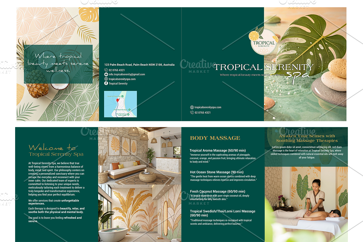 Modern Spa Brochure | Wellness preview 2