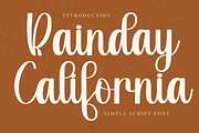 Rainday California, a Handwritten Font by InermediaSTUDIO (Thumbnail 1 of 8)