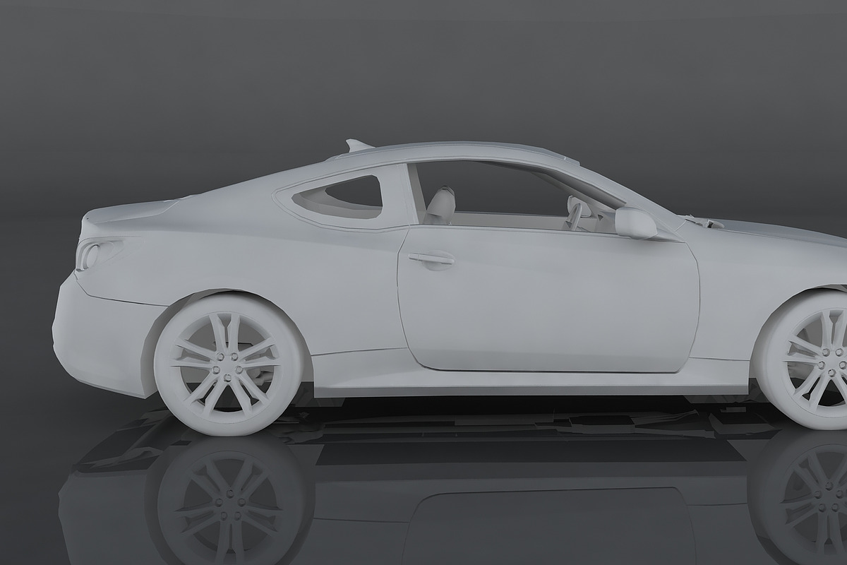 2010 Hyundai Genesis Coupe, a Cars & Vehicle 3D Model by valtriiu (Photo 10 of 12)