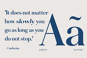 Aurestia - 92 Font, a Serif Font by MjStudio31 (Thumbnail 14 of 14)