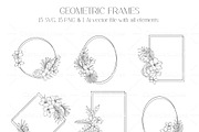 Tropical Plants Line Art, a Seasonal Illustration by CaraulanStore (Thumbnail 5 of 9)