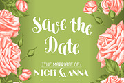 Wedding invitation cards., a Card Template by incomible (Thumbnail 1 of 3)