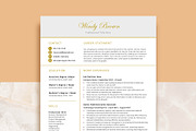 Modern Professional Resume Template, a Resume Template by VictoriousVita (Thumbnail 1 of 8)