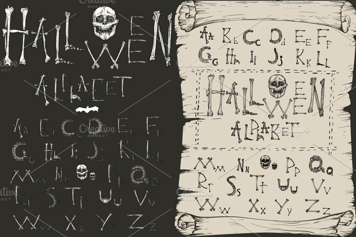 Halloween set, an Object Graphic by ArtOwl (Photo 4 of 13)