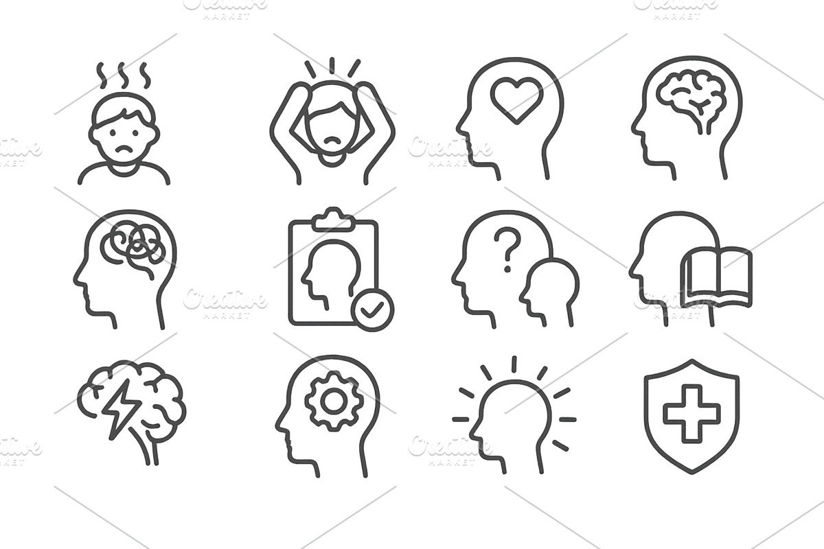 Mental health concepts illustrated, an Illustration by ZinetroN