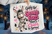 Funny Donkey PNG – Sparkle Farts, a Seasonal Illustration by Canvas Craft (Thumbnail 1 of 6)