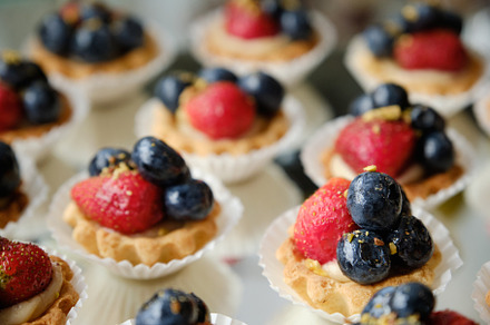 Festive Fruit Tartlets: Perfect for Celebrations.