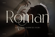 Roman Elegant Ligature Serif Font, a Serif Font by Graphicxell (Thumbnail 1 of 8)