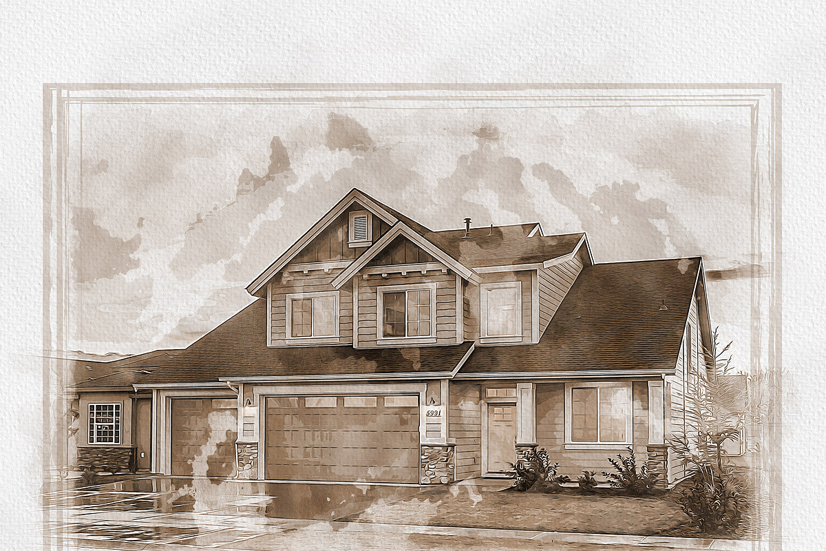 Digital House Painting Art Creator, an Action Add-On by MRI STUDIO (Photo 18 of 29)