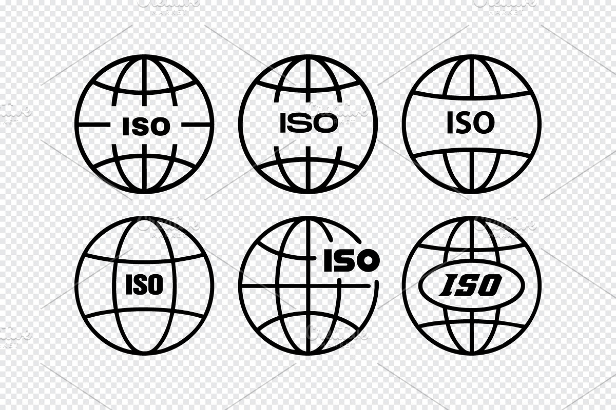Six variations of iso globe icons, an Icon by Toufiqul