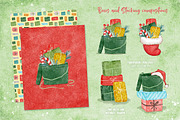 Woof Christmas Watercolors, an Animal Illustration by Eva Katerina (Thumbnail 9 of 18)