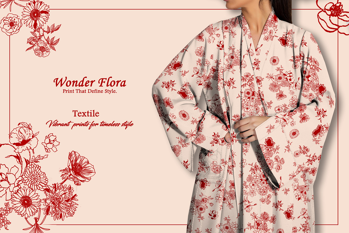 Wonder Flora Print & Pattern, a Pattern Graphic by GND ART STUDIO (Photo 6 of 8)
