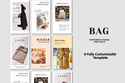 Minimalist Fashion Instagram Kit, a Social Media Template by Meknya (Thumbnail 2 of 11)