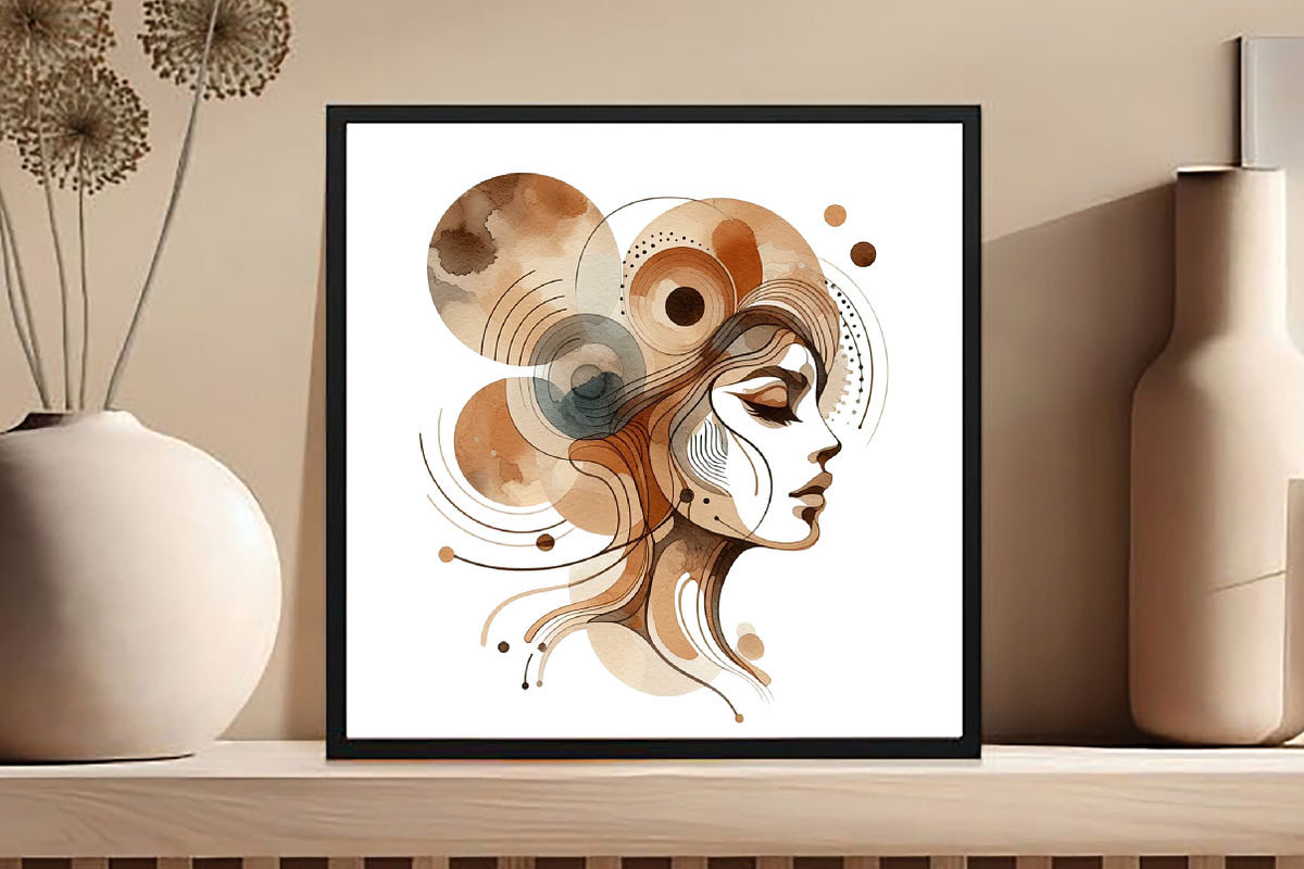 Modern Abstract Boho Art, an Illustration by DreamCafeArt (Photo 6 of 6)