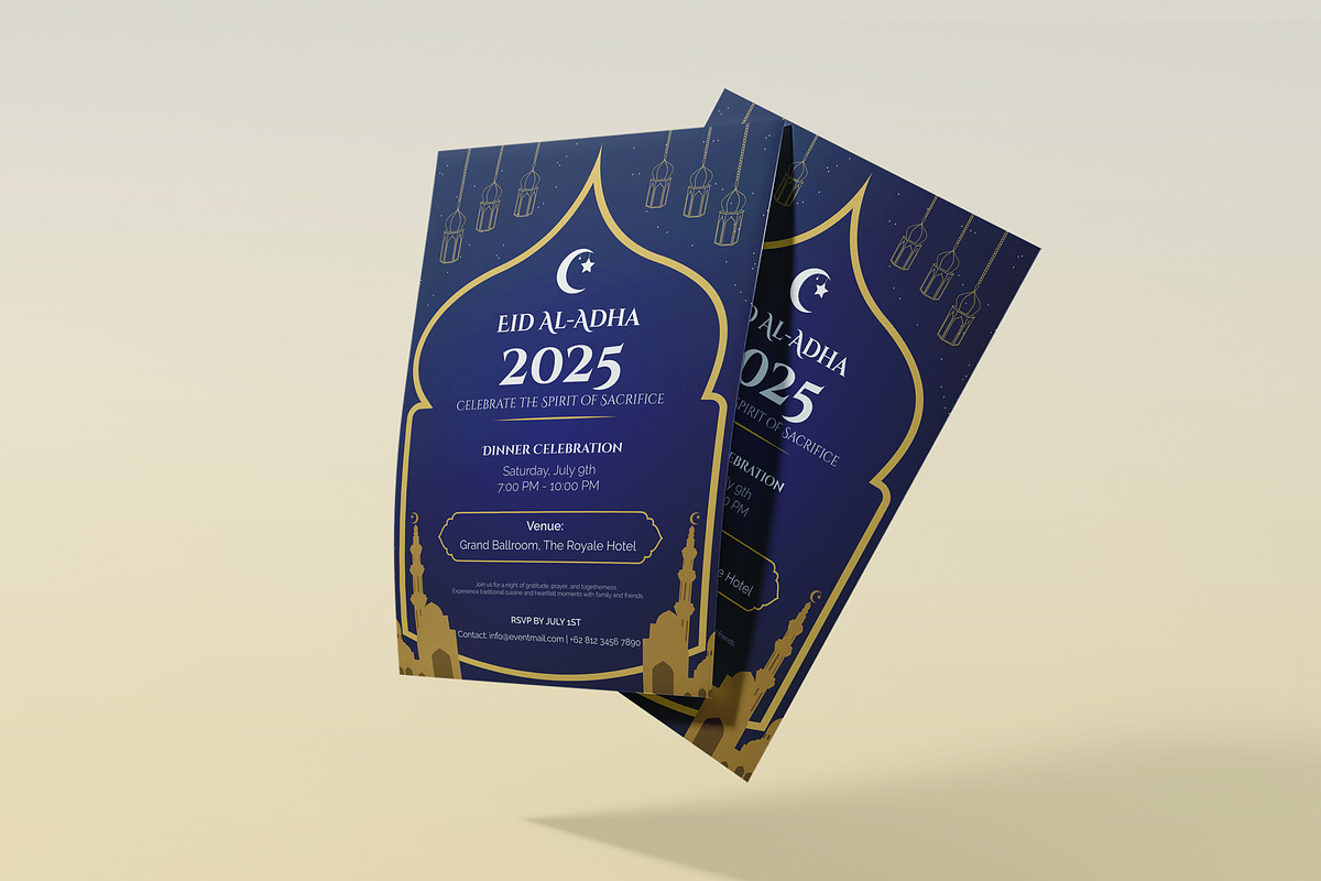 Eid Al-Adha Celebration Flyer, a Flyer Template by Artnivora.Std