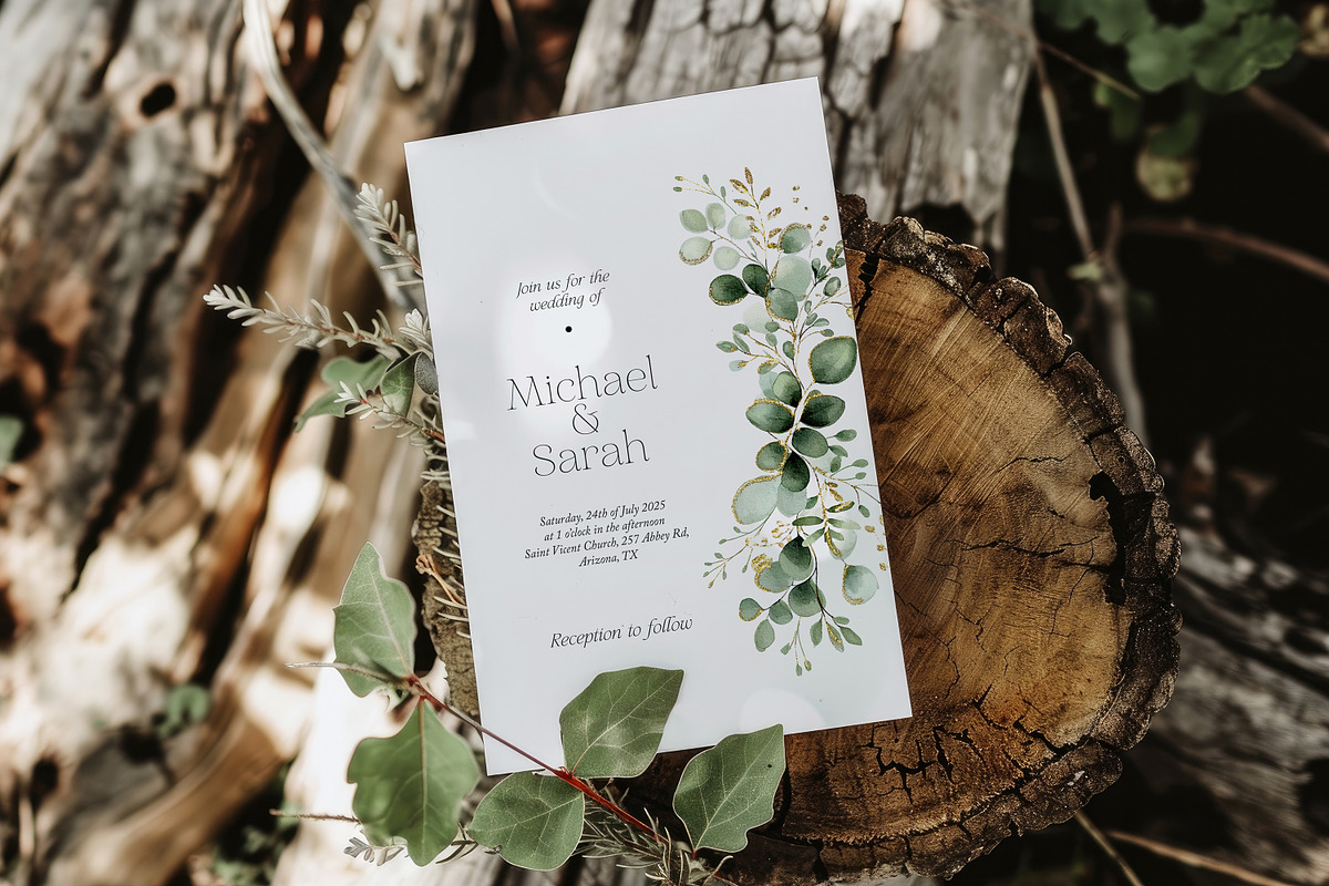 LUSH - Eucalyptus and Gold, a Decorative Illustration by Isabelle Salem (Photo 2 of 7)