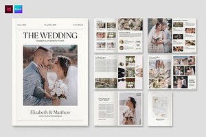 Wedding Day Magazine, a Brochure Template by BrandPacks