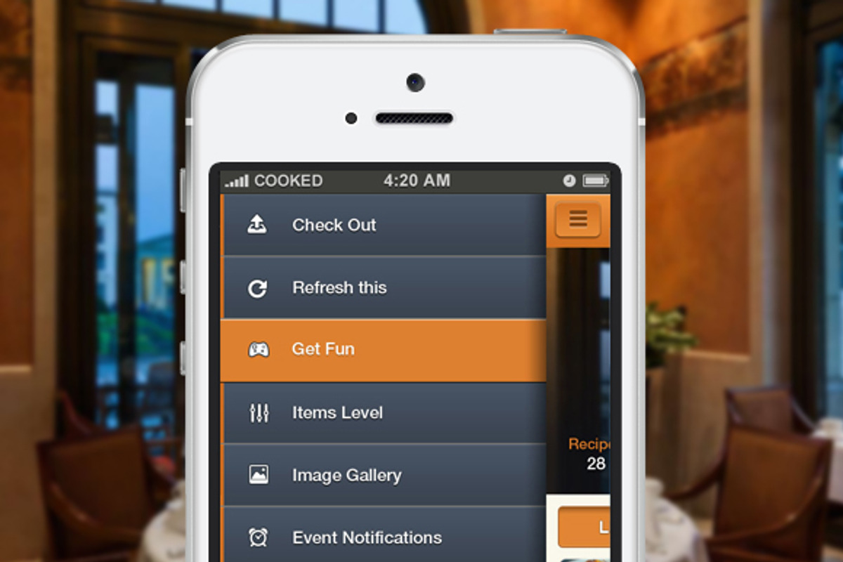 Cooked iPhone App Template, an App Template by Cyberspace Builder (Photo 5 of 5)