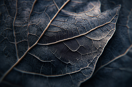 Close up on black leaves texture, a Nature Photo by MistyDay
