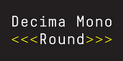 Decima Mono Round, a Font by TipografiaRamis (Thumbnail 1 of 5)