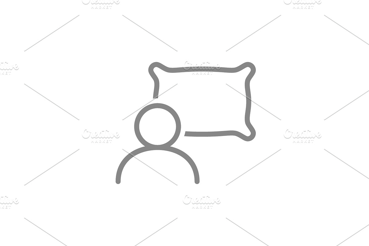 User profile standing in front of a, an Object Illustration by GraphiShop