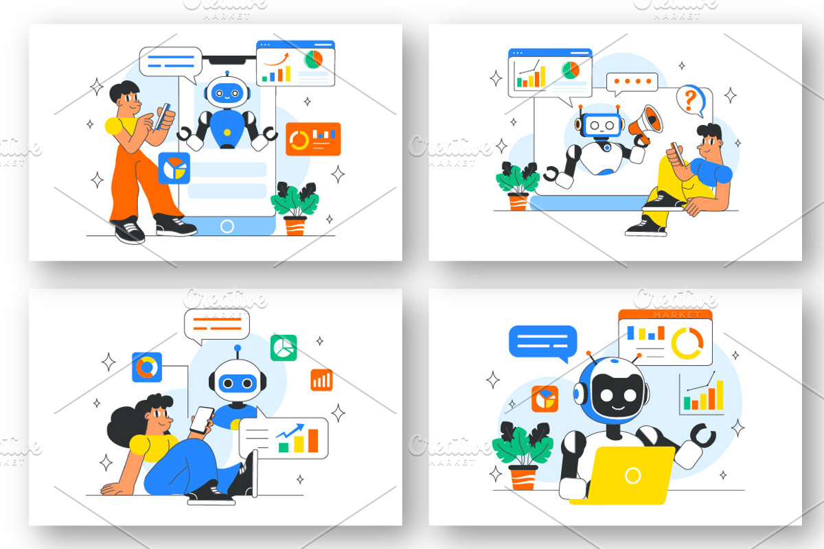 10 AI Powered Tools Illustration, a Technology Illustration by denayunebgt (Photo 3 of 4)