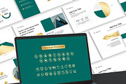 Green & Gold Business PowerPoint, a Presentation Template by SKY CREATION (Thumbnail 6 of 6)