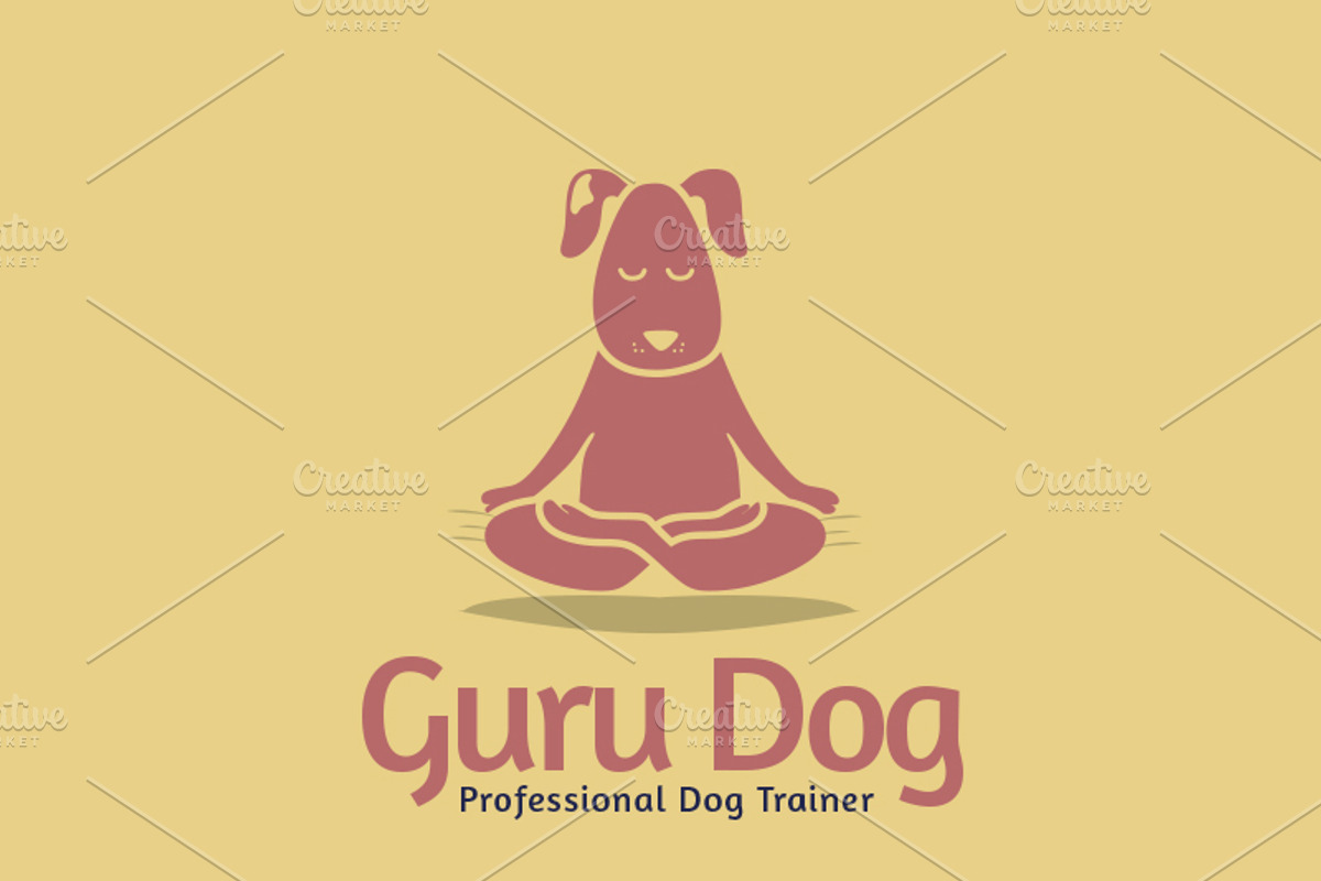 Guru Dog Logo, a Branding & Logo Template by Zlaws (Photo 5 of 5)