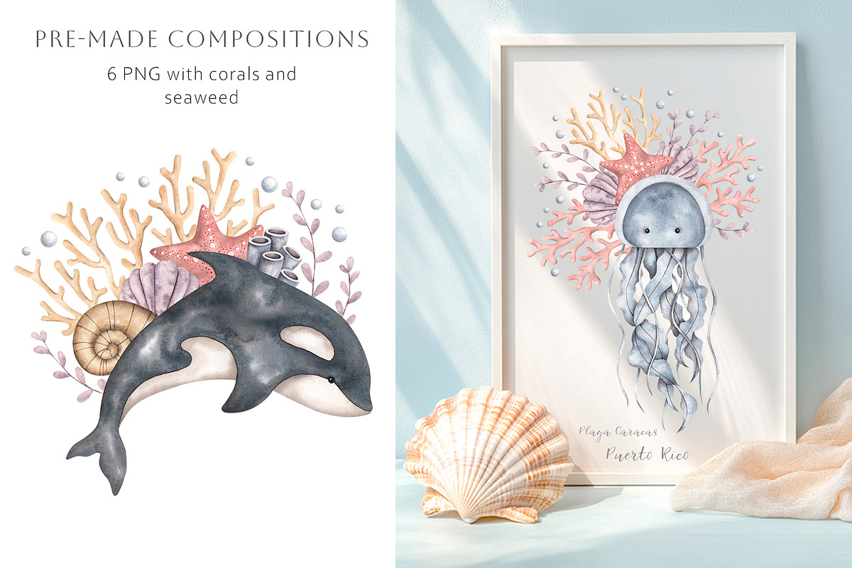 Under the sea, an Illustration by NellyaEgorova (Photo 3 of 13)