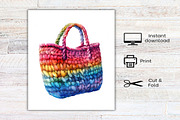 Watercolor Boho Summer Clipart, an Illustration by Canvas Craft (Thumbnail 7 of 7)