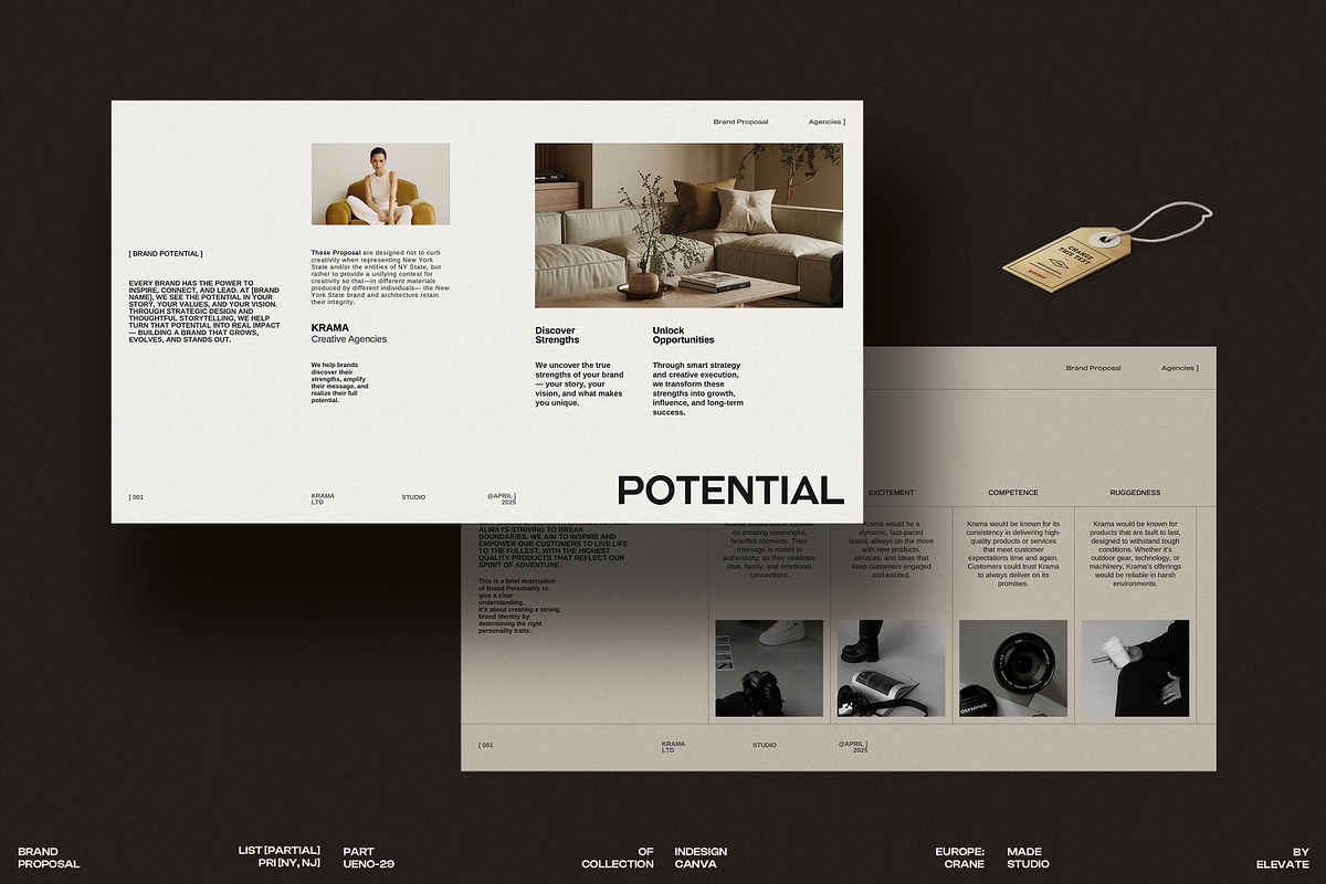 Brand Proposal Template, a Presentation Template by Studio Elevate (Photo 4 of 13)