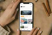TrailSide - Camping & Hiking Mobile, an App Template by trabaskriya (Thumbnail 5 of 5)