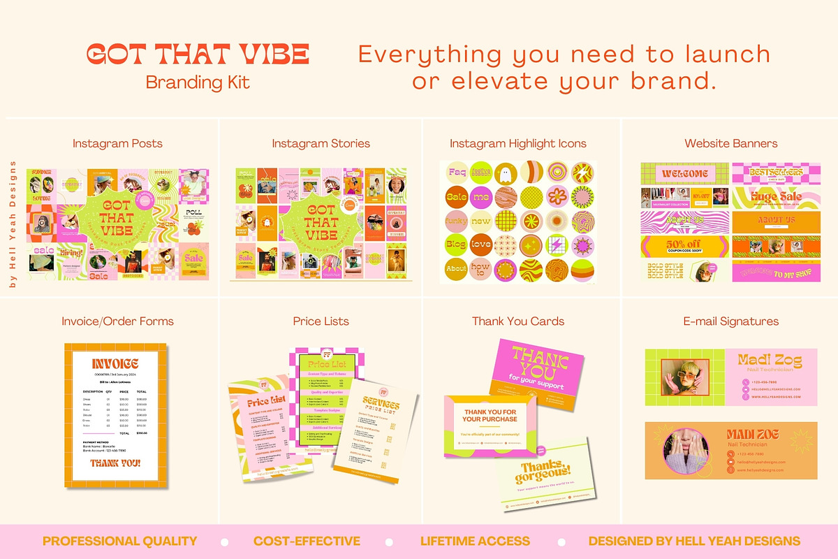 Ultimate Funky Branding Kit preview 5
