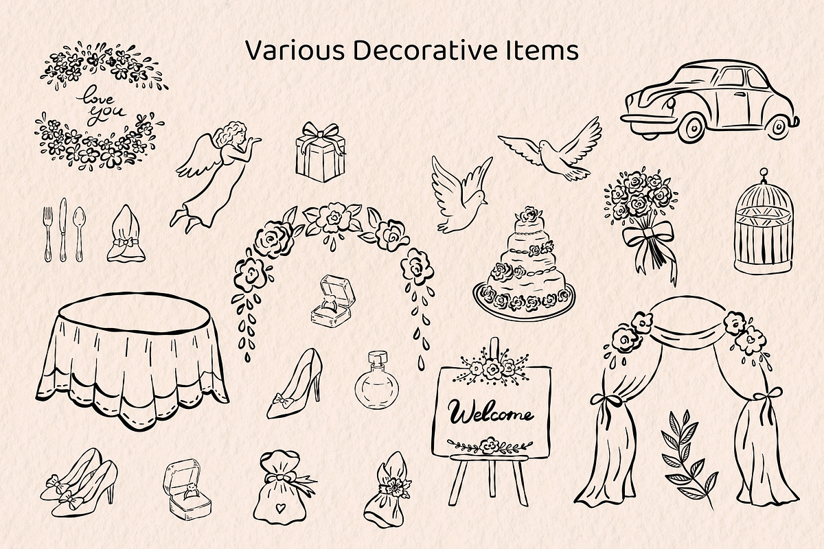 Timeless Love — Wedding Set, an Object Illustration by Idressart (Photo 16 of 17)