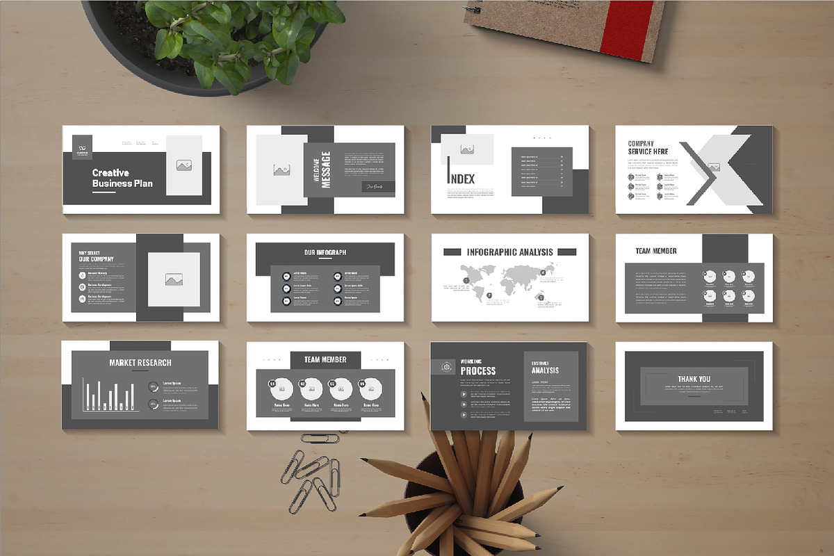 Smart Business Plan Slide Template, a Presentation Template by Pavel_design (Photo 1 of 4)