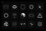 Acid & Chrome Abstract Shapes Bundle, an Object Graphic by Samolevsky (Thumbnail 14 of 25)