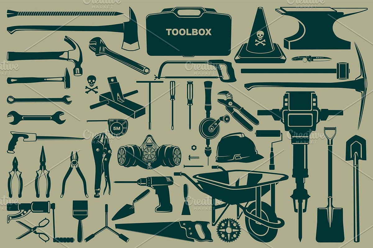 46 LABOR TOOLS, an Object Graphic by Hollowlight