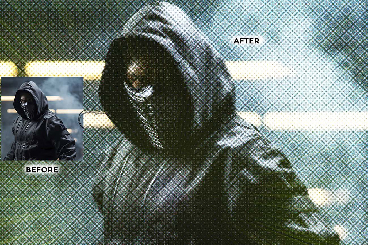HALFTONE X Experimental Halftone, an Action Add-On by Studio Retouch (Photo 41 of 63)