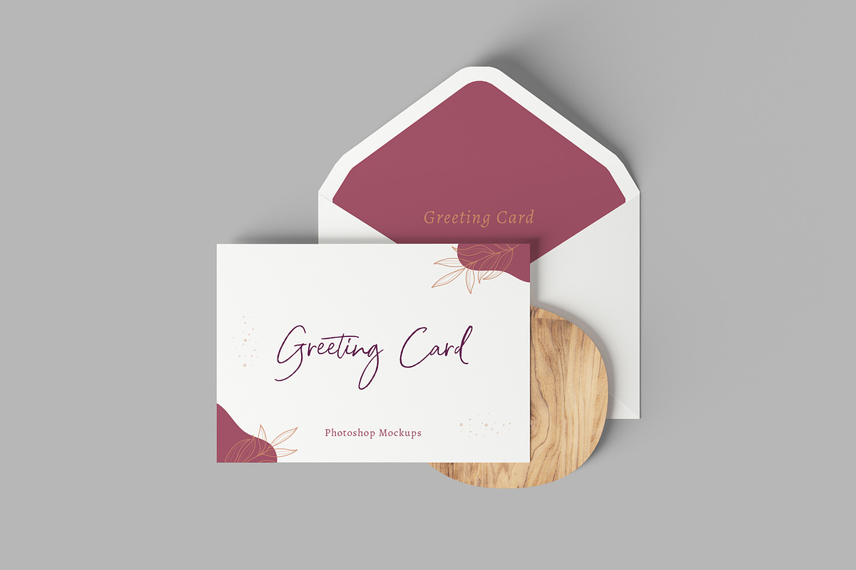 Greeting Card Mockups, a Print Template by artimasa (Photo 5 of 5)