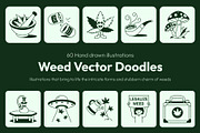 Weed Drawing Illustration Set, an Object Illustration by Vectors Market (Thumbnail 1 of 8)