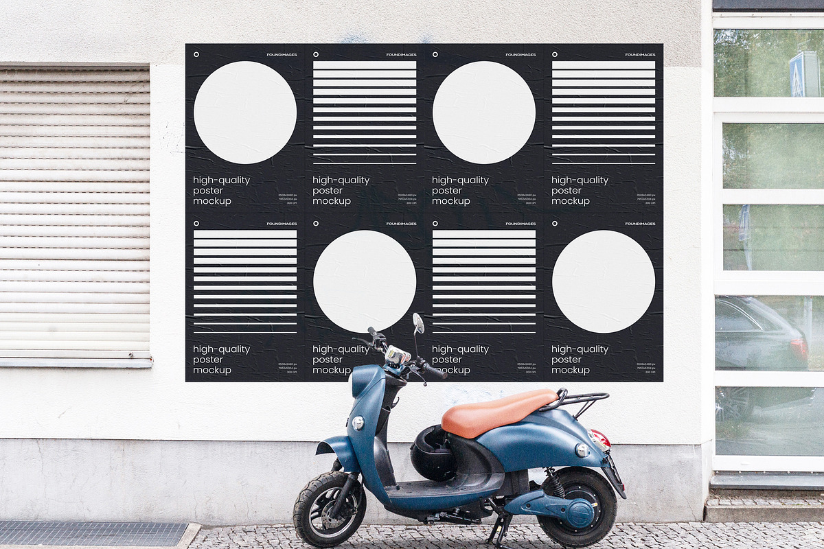 Urban Poster Mockup Template Bundle, an Advertising Mockup by FoundImages (Photo 28 of 52)