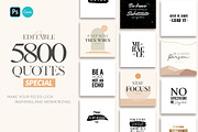5800 Instagram Editable Quotes CANVA, a Social Media Template by Eviory (Thumbnail 1 of 62)