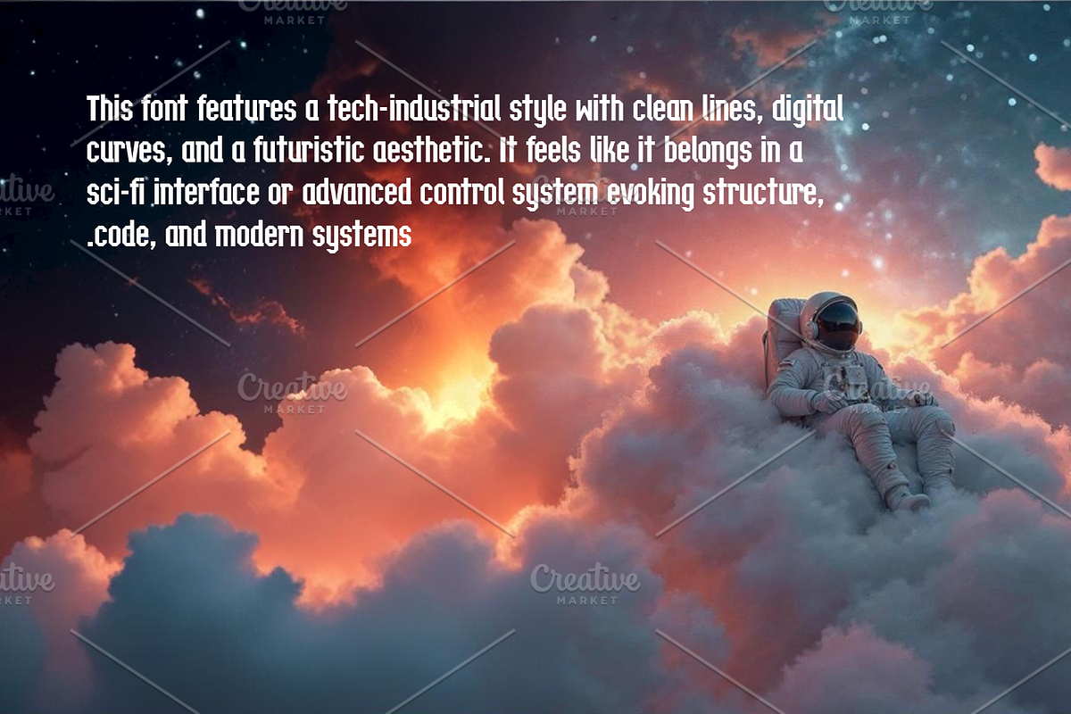 Neurogrid font-DemiBold-077-25, a Font by canve (Photo 2 of 2)