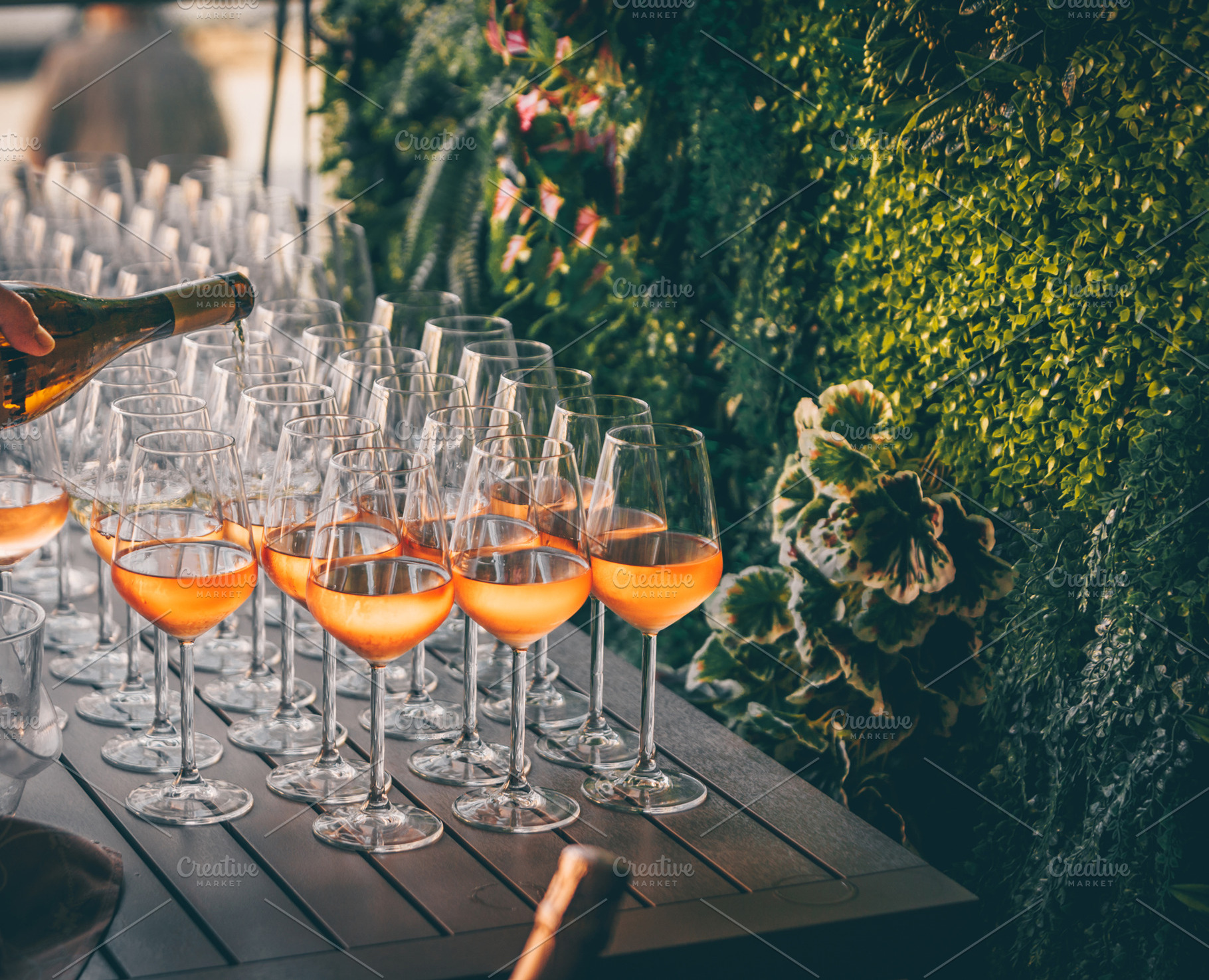 Rose wine glass stock picture, a Food & Drink Photo by Fenea Silviu