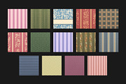 14 Vector Vintage Wallpapers, a Background Graphic by UoaHH (Thumbnail 5 of 7)