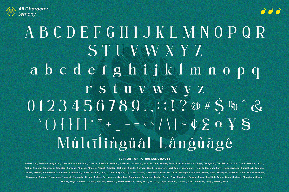 Lemony Font Free Downloadv - UIFreebies