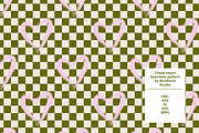 Chess Heart Seamless Pattern, a Pattern Graphic by Bonfloret Studio (Thumbnail 1 of 3)