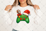 Christmas Game Controller Png, an Illustration by Craft Nest (Thumbnail 2 of 6)